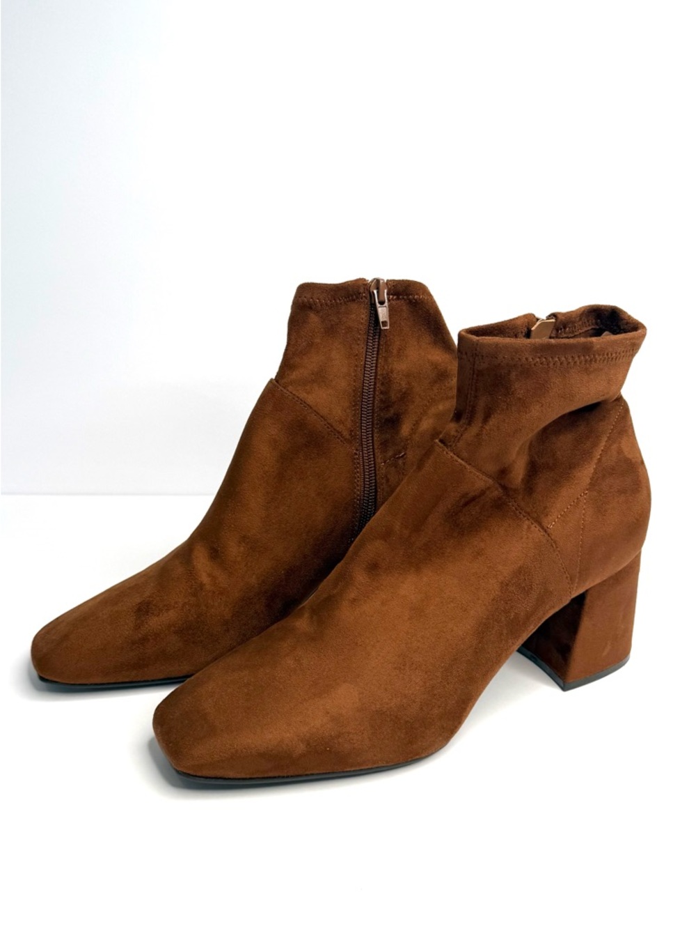 Nine West Brown Suede Ankle Boots